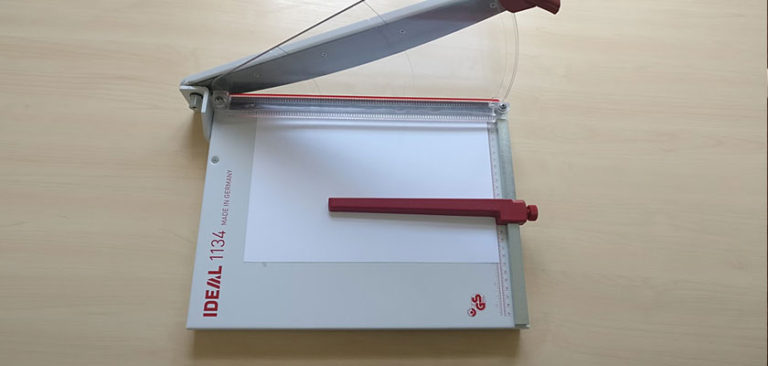 Ideal 1134 Papierschneider - Keyvisual
